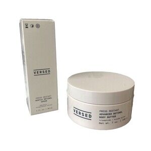 Versed Press Restart Gentle Retinol Face Serum & Advanced Retinol Body Butter